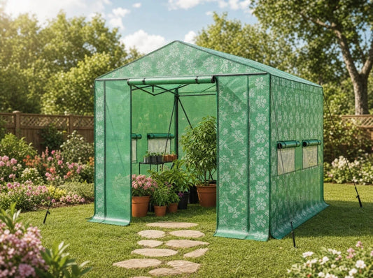 Ventarro 8 × 12 FT Walk-In Garden Greenhouse