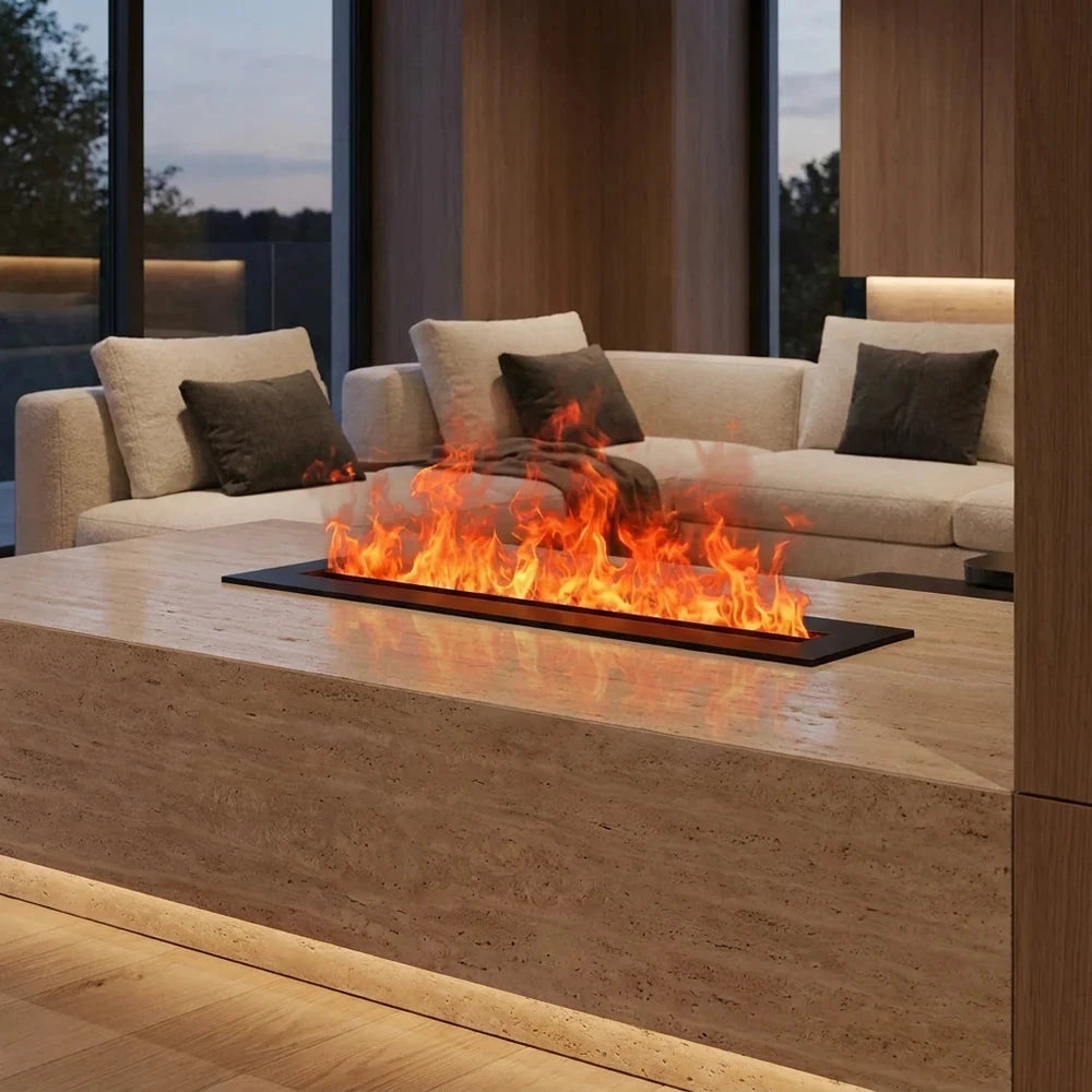 Water vapor LED fireplace insert product view 2