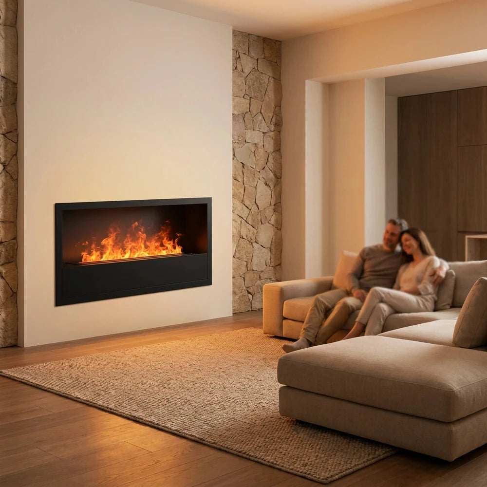 Water vapor LED fireplace insert product view 3