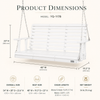Wooden porch swing dimensions for available size 5
