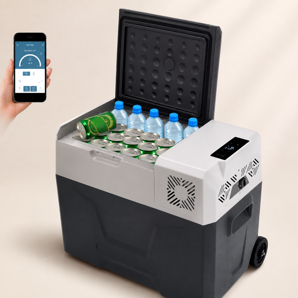 Portable compressor refrigerator 40 liter product view