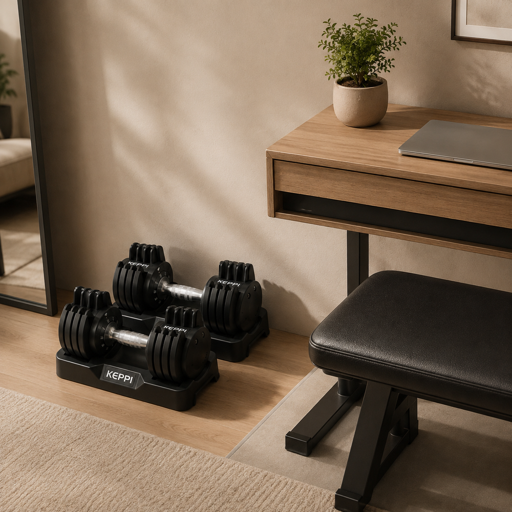 5 to 25 lb adjustable dumbbell set product view 4
