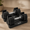 5 to 25 lb adjustable dumbbell set product view 2