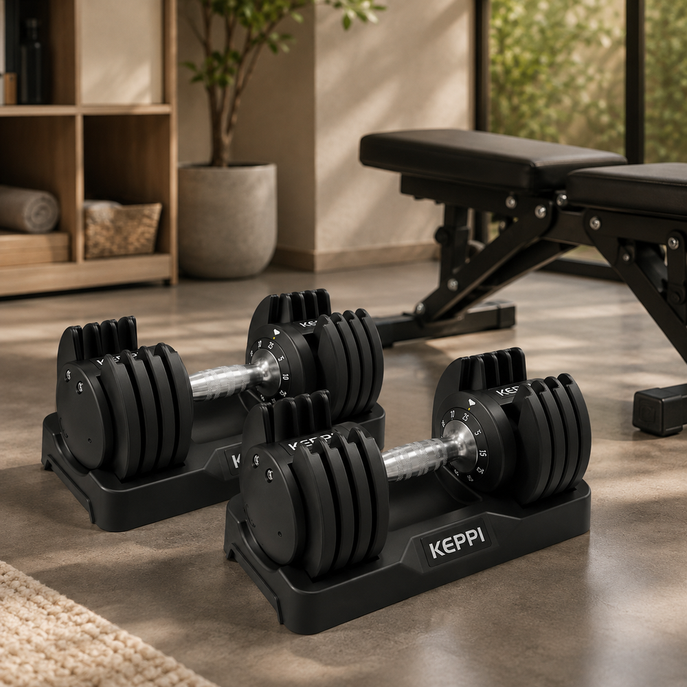 5 to 25 lb adjustable dumbbell set product view 3
