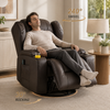 Dual-motor massage and heat power recliner set product view 6