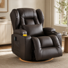 Dual-motor massage and heat power recliner set product view 2