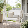 Wooden porch swing product view 4