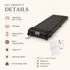 Compact under-desk walking pad product view 5