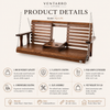 Wooden porch swing product details