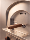 Dual-burner stainless steel outdoor pizza oven product view 3