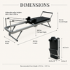 Foldable home Pilates reformer product view 5