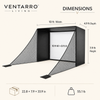 10 by 8 foot golf simulator enclosure product view 6