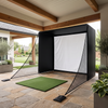 10 by 8 foot golf simulator enclosure product view 1