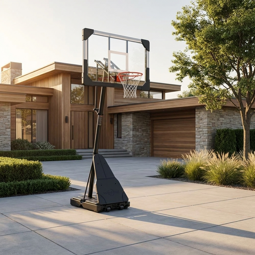 Adjustable portable basketball hoop product view 2